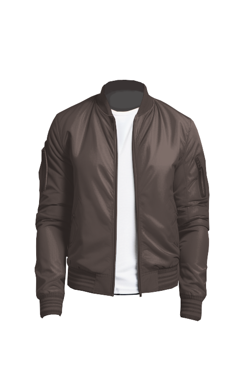 Blouson léger marron
